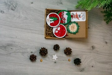 Christmas tree toys New Year
