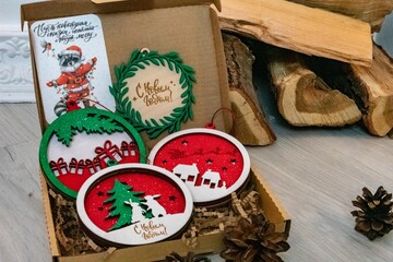 Christmas tree toys New Year
