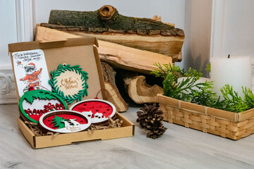 Christmas tree toys New Year
