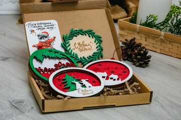 Christmas tree toys New Year
