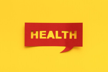 Banner with the phrase cut.