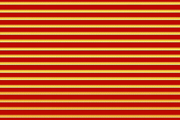 Obraz premium 赤地に細めの金色の縞