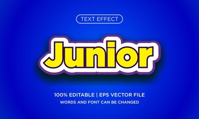 junior text effex.Editable text effect empate