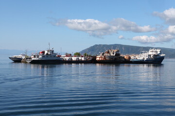 ship in the port