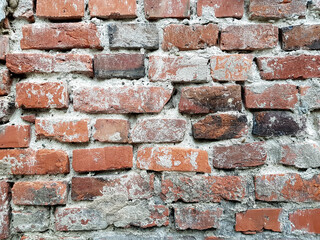 Grunge brick wall background texture.