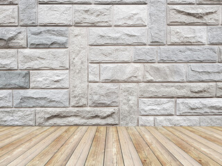 Stone wall texture room.