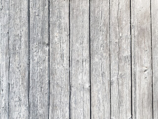 White wooden vertical planks texture board background.