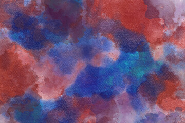 Hand drawn realistic abstract watercolor painting grunge texture. Bright watercolor abstract background for your design. Watercolor grunge stain for banner.
