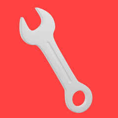 wrench 3d illustration