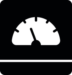 health and fittness icons weight machine and scale