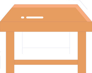 furniture icons table and household