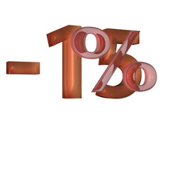 Three-dimensional inscription -15 %