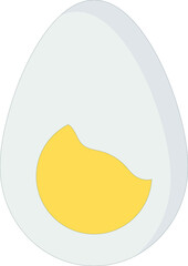 foods icons boiled egg  and egg