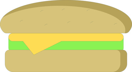 foods icons sandwich and fastfood