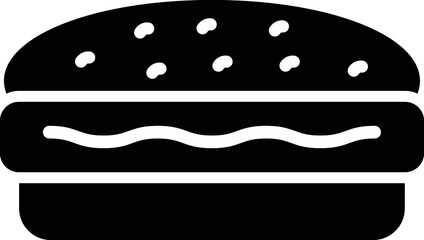 foods icons burger and sandwich