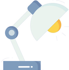 education icons table lamp  and desk lamp