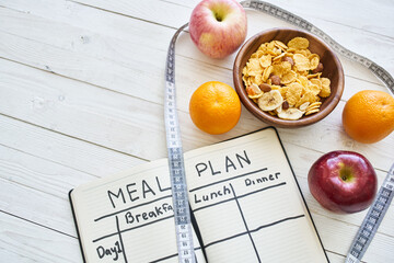 breakfast cereal fruit meal plan fitness health diet