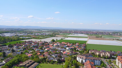 Luftaufnahmen Limburgerhof Waldsee Rheinland Rheinland Pfalz