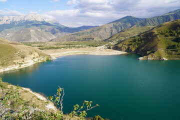 Fototapeta na wymiar Beautiful lake in the mountains