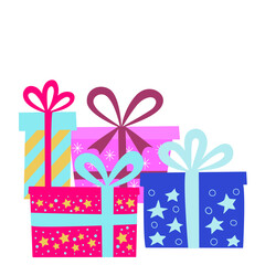 Gift boxes illustration