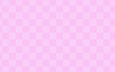 春素材、ピンクの和柄・市松模様