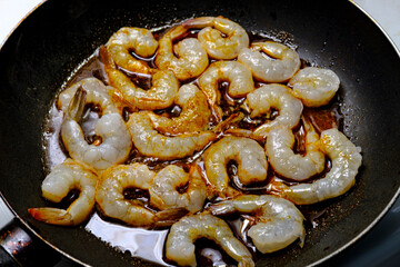 Cooking Spicy Cajun Shrimp