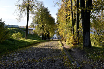 Naklejka premium Kostroma. Autumn city views.