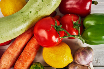 vegetables natural product summer season agriculture view from above