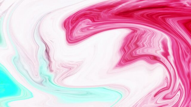 3840x2160 25 Fps. Swirls Of Marble. Creative Design Of 3D Background With Neon Colors Vibrant Gradients And Liquid Gradients. Abstract Colorful Wave Backdrop Seamless Loop.	