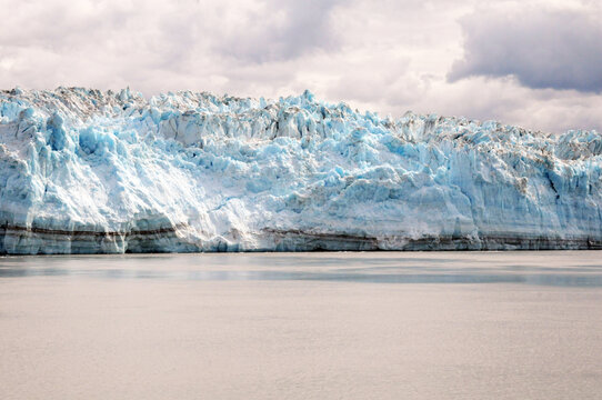 Front Face of Hubbard Glacier in Alaska