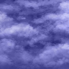Square blue-purple airy delicate background gradient texture background, delicate clouds banner