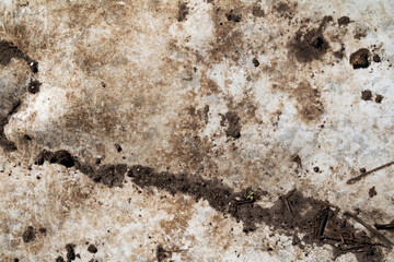 Cracked and abstract grunge texture. Aged material surface backdrop. Weathered effect pattern. Old and dirty background.
