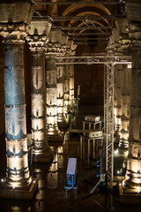 Serefiye Cistern (Theodosius Cistern) in Istanbul, Turkey