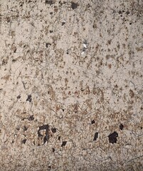 weathered painted metal surface
