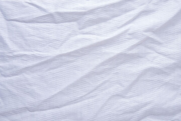 Crumpled textured fabric close-up