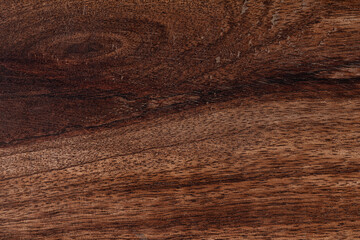 Natural background of dark wooden texture. Closeup of old vintage wood