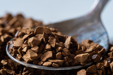 Macro shot of coffee grains