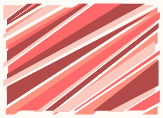 Fototapeta premium Minimalist background with abstract pink stripe pattern 
