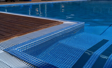 Typical Outdoor swimming pool at the resort.