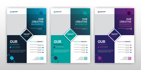 Creative Corporate & Business Flyer Brochure Template Design, abstract business flyer, vector template design. Brochure design, cover, annual report.