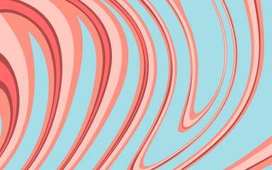 Abstract background with simple pink waving lines pattern