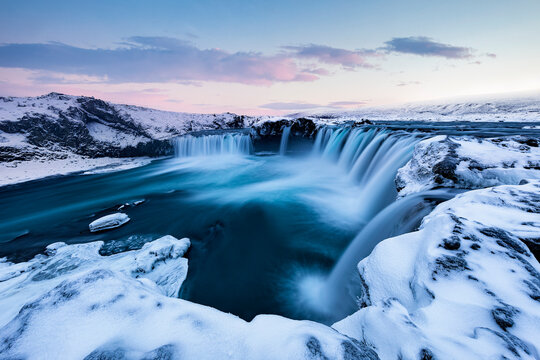 Go&eth;afoss, Iceland - Sunrise