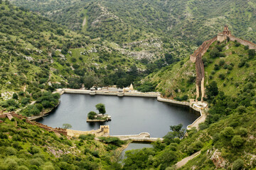 Obraz premium Jaigarh fort water supply. Jaipur, India