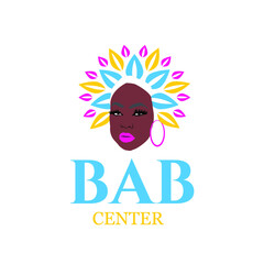 Illustration Vector Graphic of African female logo