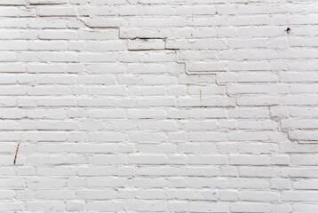 Obraz premium white brick wall grunge texture background
