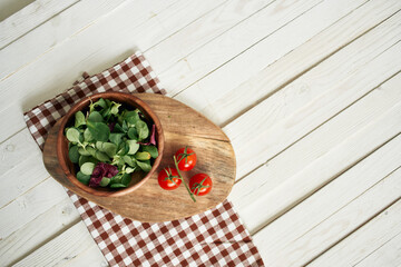 salad plate ingredients fresh food vegetables kitchen