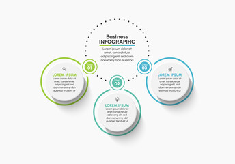 Fototapeta premium Business data visualization. timeline infographic icons designed for abstract background template milestone element modern diagram process technology digital marketing data presentation chart Vector