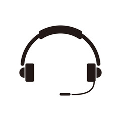 headset icon vector illustration symbol