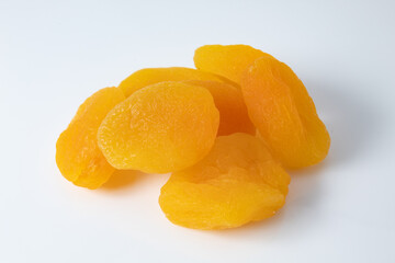 Small portion of dried Turkish apricots