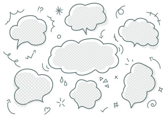 かわいい吹き出し